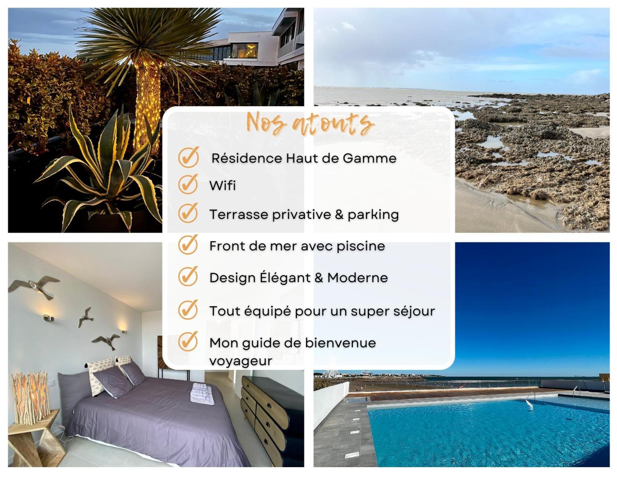 Apartamento Le Sunrise - Panorama Sur L'Estuaire Royan Exterior foto